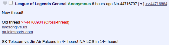 Linkifier in action